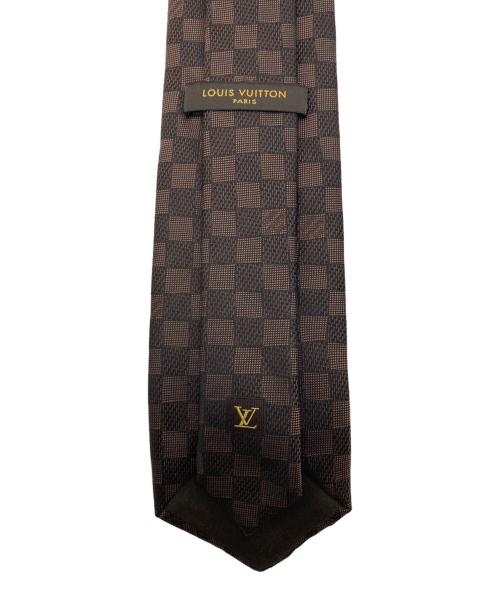 LOUIS VUITTON（ルイ ヴィトン）LOUIS VUITTON (ルイ ヴィトン) シルクネクタイ ブラウン サイズ:Fの古着・服飾アイテム