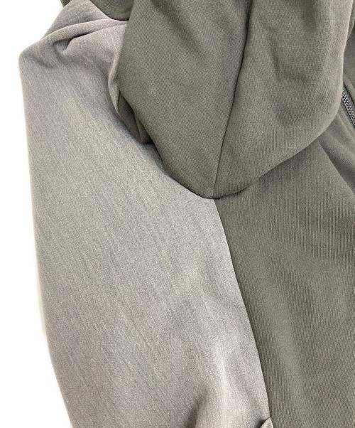 Ayane（アヤネ）Ayane (アヤネ) ドッキング裏毛ジップアップパーカー グレー サイズ:38の古着・服飾アイテム