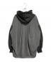 Ayane (アヤネ) ドッキング裏毛ジップアップパーカー グレー サイズ:38：5000円