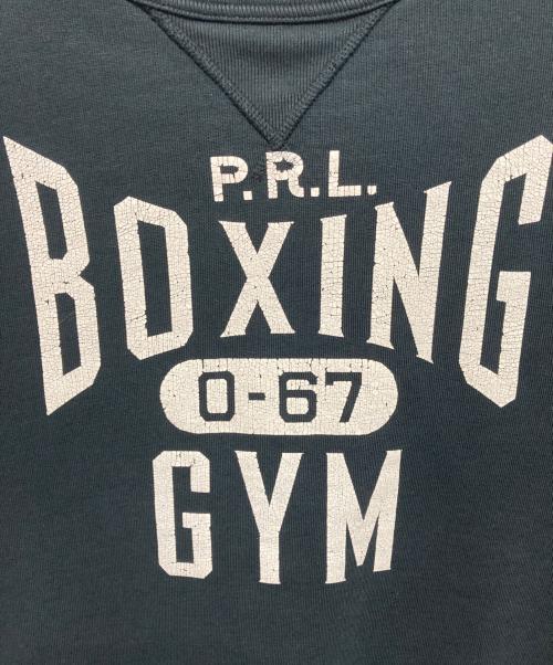 POLO RALPH LAUREN（ポロ・ラルフローレン）POLO RALPH LAUREN (ポロ・ラルフローレン) クルーネックスウェット ブラック サイズ:Sの古着・服飾アイテム