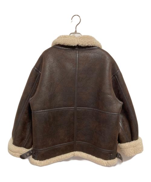 RANDEBOO（ランデブー）RANDEBOO (ランデブー) エコムートンジャケット ブラウン サイズ:1の古着・服飾アイテム