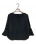 ANAYI (アナイ) ダブルクロス袖レースブラウス ブラック サイズ:38：5000円