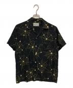 WACKO MARIAワコマリア）の古着「ATOMIC SPIDER ハワイアンシャツ」｜ブラック