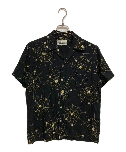 WACKO MARIA（ワコマリア）WACKO MARIA (ワコマリア) ATOMIC SPIDER ハワイアンシャツ ブラック サイズ:Mの古着・服飾アイテム