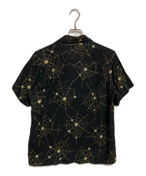 WACKO MARIA（ワコマリア）WACKO MARIA (ワコマリア) ATOMIC SPIDER ハワイアンシャツ ブラック サイズ:Mの古着・服飾アイテム