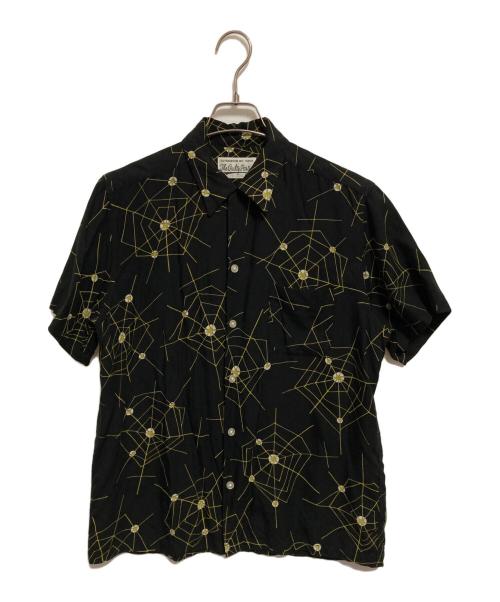WACKO MARIA（ワコマリア）WACKO MARIA (ワコマリア) ATOMIC SPIDER ハワイアンシャツ ブラック サイズ:Mの古着・服飾アイテム