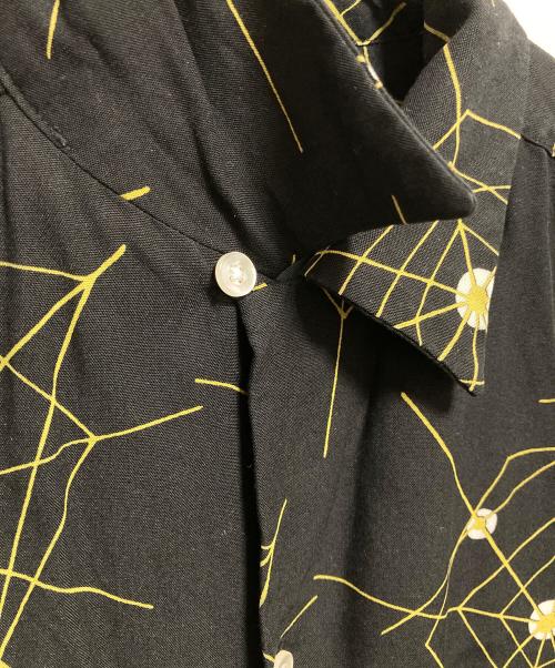 WACKO MARIA（ワコマリア）WACKO MARIA (ワコマリア) ATOMIC SPIDER ハワイアンシャツ ブラック サイズ:Mの古着・服飾アイテム