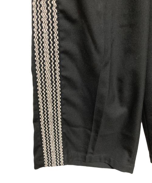 MAISON SPECIAL（メゾンスペシャル）MAISON SPECIAL (メゾンスペシャル) Prime-Wide Side Line Baggy Pants ブラックの古着・服飾アイテム