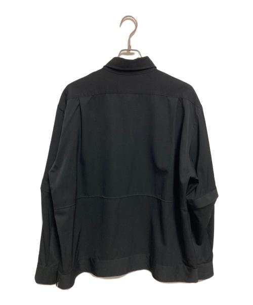 OUAT（オーユーエーティー）OUAT (オーユーエーティー) 比翼シャツ ブラック サイズ:FREEの古着・服飾アイテム