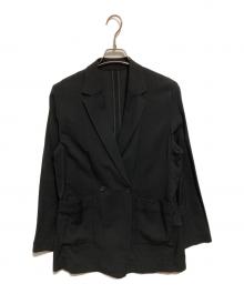 JOURNAL STANDARD（ジャーナルスタンダード）の古着「リネンライクジャケット」｜ブラック