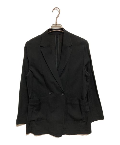 JOURNAL STANDARD（ジャーナルスタンダード）JOURNAL STANDARD (ジャーナルスタンダード) リネンライクジャケット ブラック サイズ:下記参照の古着・服飾アイテム