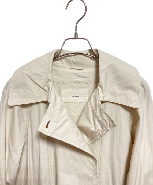 TODAYFUL（トゥデイフル）TODAYFUL (トゥデイフル) Tuck Over Trenchcoat ベージュ サイズ:Sの古着・服飾アイテム