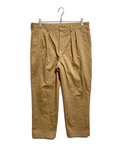 BARRY BRICKEN（バリーブリッケン）BARRY BRICKEN (バリーブリッケン) タックパンツ ベージュ サイズ:SIZE 86cm (W34)の古着・服飾アイテム