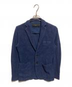 AKMエーケーエム）の古着「ORIGINAL KARAMI JERSEY ETHNIC 2B JKT」｜ネイビー