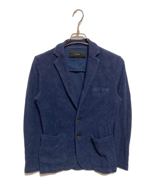 AKM（エーケーエム）AKM (エーケーエム) ORIGINAL KARAMI JERSEY ETHNIC 2B JKT ネイビー サイズ:Sの古着・服飾アイテム