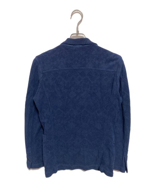 AKM（エーケーエム）AKM (エーケーエム) ORIGINAL KARAMI JERSEY ETHNIC 2B JKT ネイビー サイズ:Sの古着・服飾アイテム