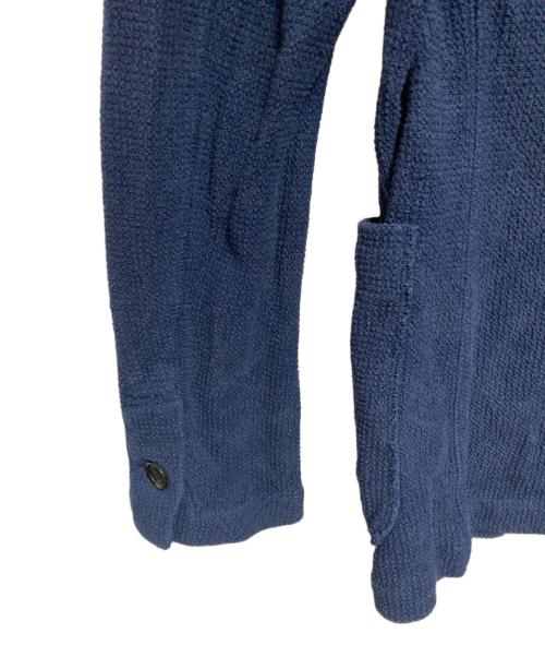 AKM（エーケーエム）AKM (エーケーエム) ORIGINAL KARAMI JERSEY ETHNIC 2B JKT ネイビー サイズ:Sの古着・服飾アイテム