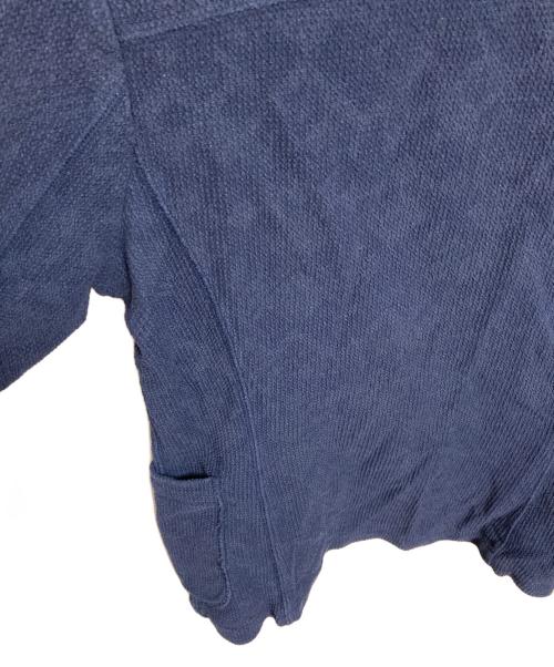 AKM（エーケーエム）AKM (エーケーエム) ORIGINAL KARAMI JERSEY ETHNIC 2B JKT ネイビー サイズ:Sの古着・服飾アイテム