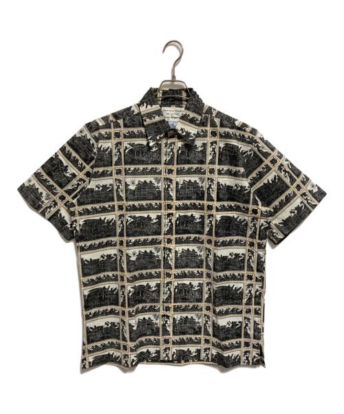 reyn spooner（レイン スプナー）reyn spooner (レイン スプナー) 総柄シャツ ブラック サイズ:Mの古着・服飾アイテム