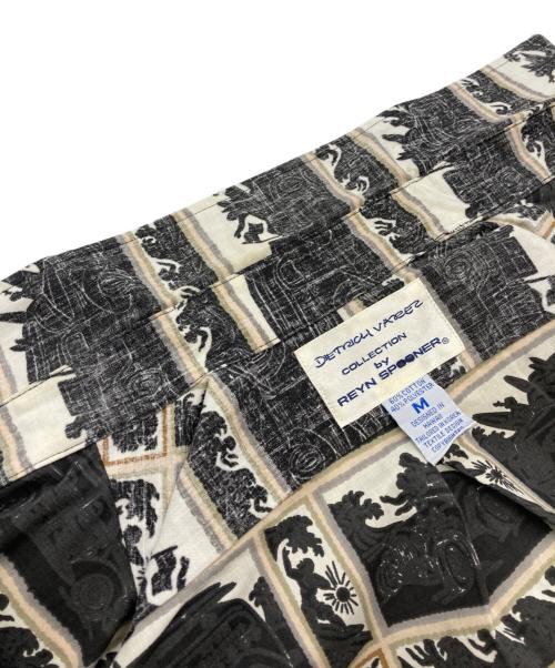 reyn spooner（レイン スプナー）reyn spooner (レイン スプナー) 総柄シャツ ブラック サイズ:Mの古着・服飾アイテム