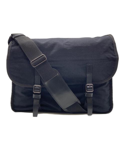 PORTER（ポーター）PORTER (ポーター) MARGARET HOWELL (マーガレットハウエル) メッセンジャーバッグ ブラックの古着・服飾アイテム