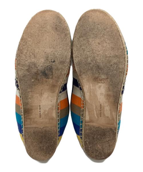 CELINE（セリーヌ）CELINE (セリーヌ) エスパドリーユ マルチカラー サイズ:36の古着・服飾アイテム