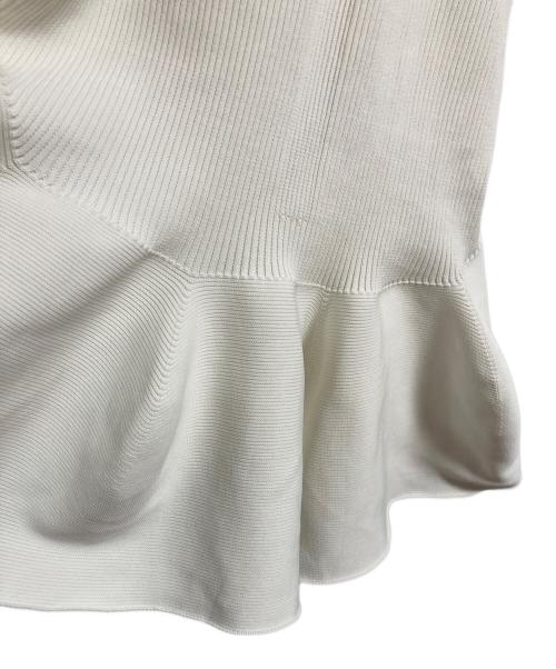 CFCL（シーエフシーエル）CFCL (シーエフシーエル) POTTERY SHORT SLEEVE FLARE TOP ホワイト サイズ:Fの古着・服飾アイテム