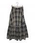 Curensology (カレンソロジー) チェックティアードスカート ネイビー×グレー サイズ:38：12000円