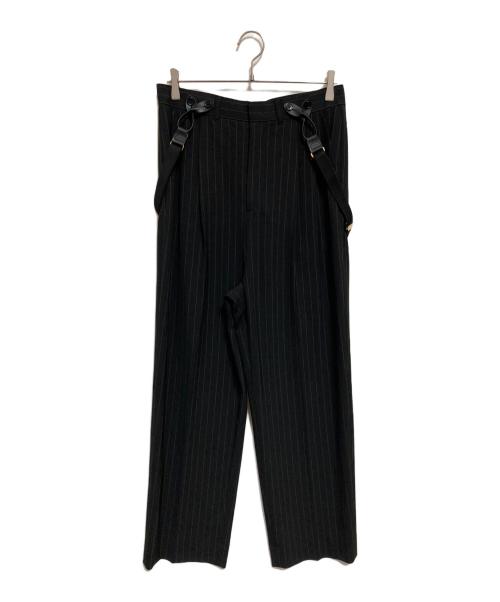 Curensology（カレンソロジー）Curensology (カレンソロジー) サスペンダー付パンツ ブラック サイズ:FREEの古着・服飾アイテム