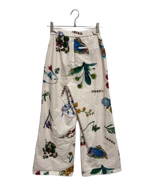 CABAN（キャバン）CABAN (キャバン) コットンブロード パレルモフラワープリント パンツ ベージュ サイズ:XSの古着・服飾アイテム
