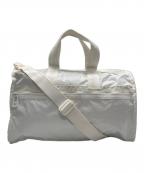 LeSportsacレスポートサック）の古着「45th限定 ボストンバック2WAYショルダーバッグ」｜ホワイト