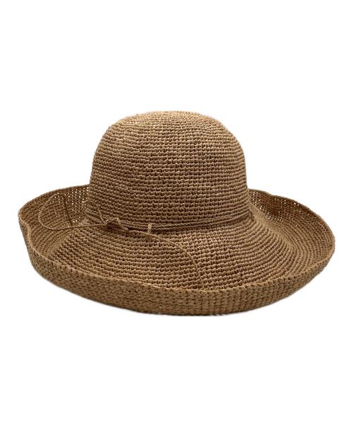 HELEN KAMINSKI（ヘレンカミンスキー）HELEN KAMINSKI (ヘレンカミンスキー) ラフィアハット ベージュの古着・服飾アイテム