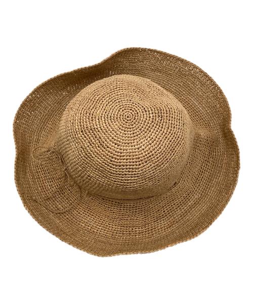 HELEN KAMINSKI（ヘレンカミンスキー）HELEN KAMINSKI (ヘレンカミンスキー) ラフィアハット ベージュの古着・服飾アイテム
