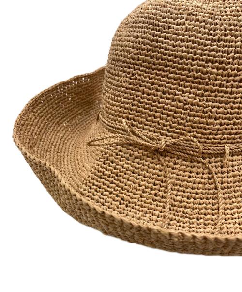 HELEN KAMINSKI（ヘレンカミンスキー）HELEN KAMINSKI (ヘレンカミンスキー) ラフィアハット ベージュの古着・服飾アイテム