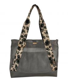 BARNYARDSTORM（バンヤードストーム）の古着「ジャガードテープメッシュトート」｜グレー