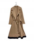 JENNEジェンヌ）の古着「オードリーフレアトレンチコート」｜ベージュ