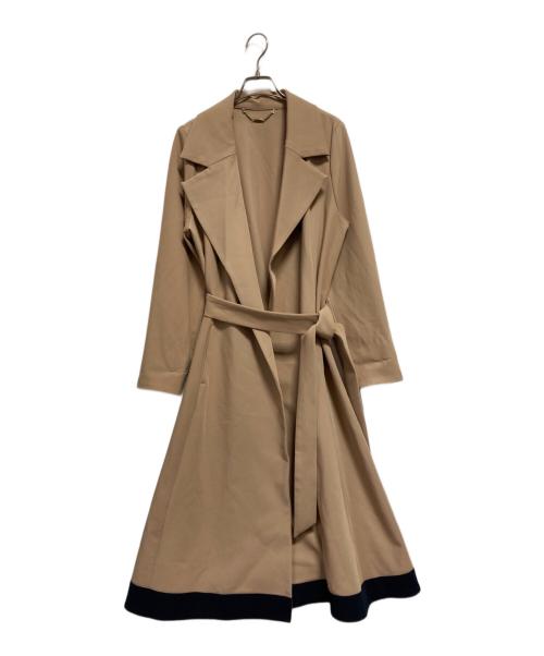JENNE（ジェンヌ）JENNE (ジェンヌ) オードリーフレアトレンチコート ベージュ サイズ:Mの古着・服飾アイテム