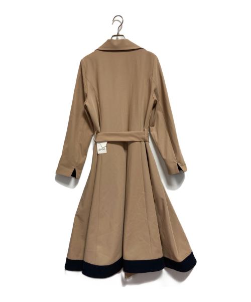 JENNE（ジェンヌ）JENNE (ジェンヌ) オードリーフレアトレンチコート ベージュ サイズ:Mの古着・服飾アイテム