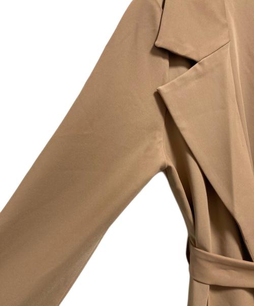 JENNE（ジェンヌ）JENNE (ジェンヌ) オードリーフレアトレンチコート ベージュ サイズ:Mの古着・服飾アイテム