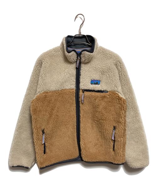 Patagonia（パタゴニア）Patagonia (パタゴニア) Natural Blend Retro-X Cardigan ホワイト×ベージュ サイズ:Mの古着・服飾アイテム