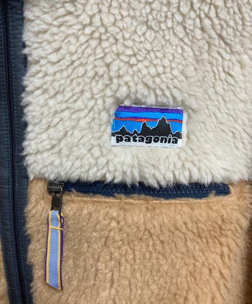 Patagonia（パタゴニア）Patagonia (パタゴニア) Natural Blend Retro-X Cardigan ホワイト×ベージュ サイズ:Mの古着・服飾アイテム