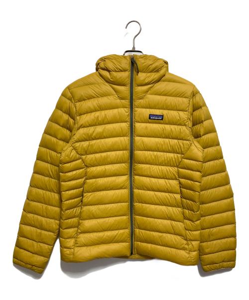 Patagonia（パタゴニア）Patagonia (パタゴニア) Down Sweater Hoody イエロー サイズ:Mの古着・服飾アイテム