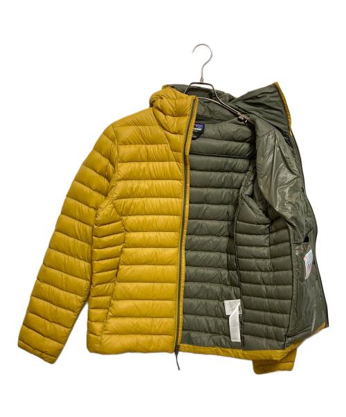 Patagonia（パタゴニア）Patagonia (パタゴニア) Down Sweater Hoody イエロー サイズ:Mの古着・服飾アイテム