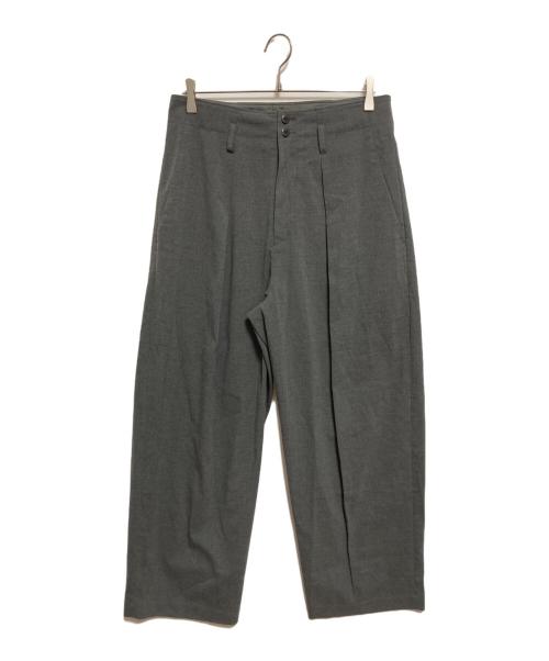 journal standard luxe（ジャーナルスタンダード ラックス）JOURNAL STANDARD LUXE (ジャーナルスタンダード ラックス) ハンサムタックパンツ グレー サイズ:Mの古着・服飾アイテム