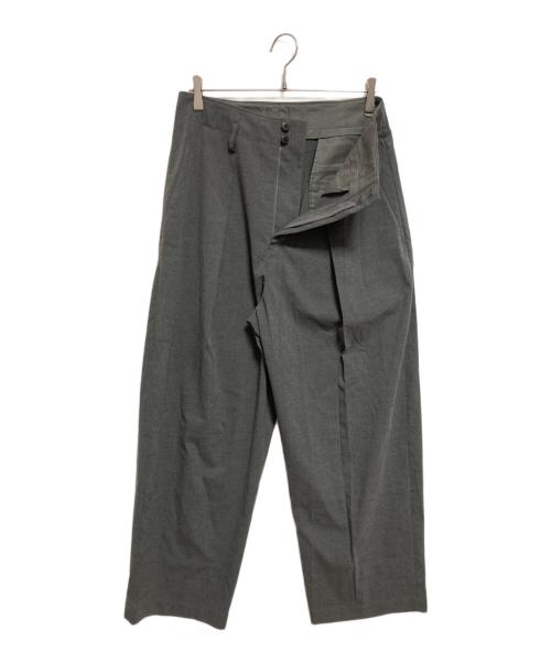 journal standard luxe（ジャーナルスタンダード ラックス）JOURNAL STANDARD LUXE (ジャーナルスタンダード ラックス) ハンサムタックパンツ グレー サイズ:Mの古着・服飾アイテム