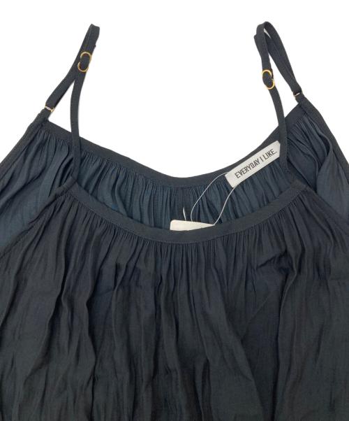 EVERYDAY I LIKE.（エヴリデイ アイ ライク）EVERYDAY I LIKE. (エヴリデイ アイ ライク) Sun Dress ブラック サイズ:Fの古着・服飾アイテム