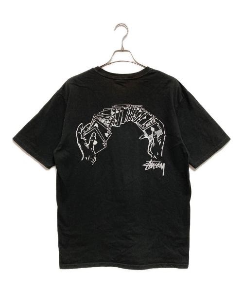 stussy（ステューシー）stussy (ステューシー) プリントTシャツ ブラック サイズ:Lの古着・服飾アイテム