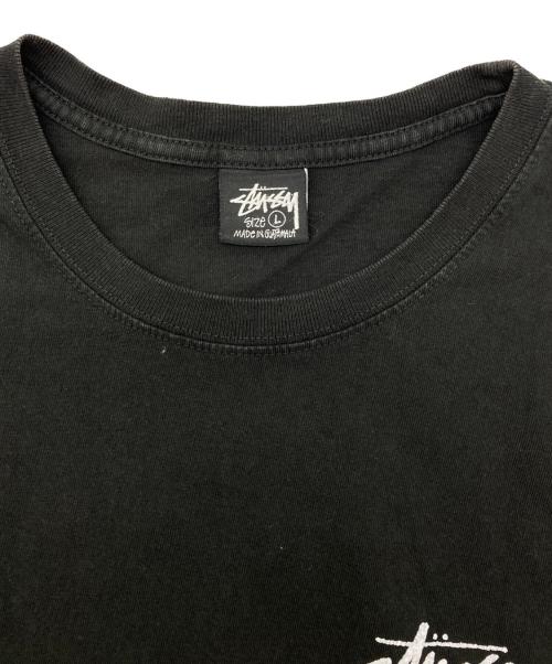 stussy（ステューシー）stussy (ステューシー) プリントTシャツ ブラック サイズ:Lの古着・服飾アイテム