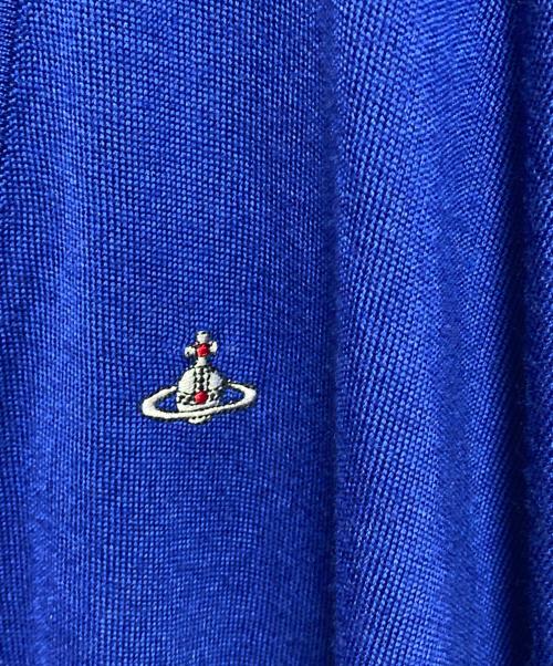 Vivienne Westwood RED LABEL（ヴィヴィアンウエストウッドレッドレーベル）Vivienne Westwood RED LABEL (ヴィヴィアンウエストウッドレッドレーベル) ポンチョカーディガン ブルー サイズ:00の古着・服飾アイテム
