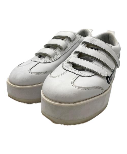 Onitsuka Tiger（オニツカタイガー）Onitsuka Tiger (オニツカタイガー) DELEGATION CHUNK W ホワイト サイズ:25.5の古着・服飾アイテム